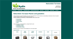 Desktop Screenshot of naturstein-terrasse.com