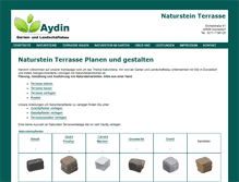 Tablet Screenshot of naturstein-terrasse.com